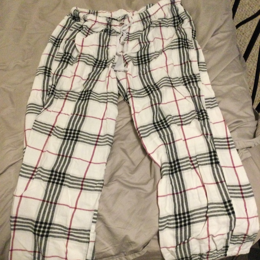 Nautica plaid pajama pants red/black/white size L